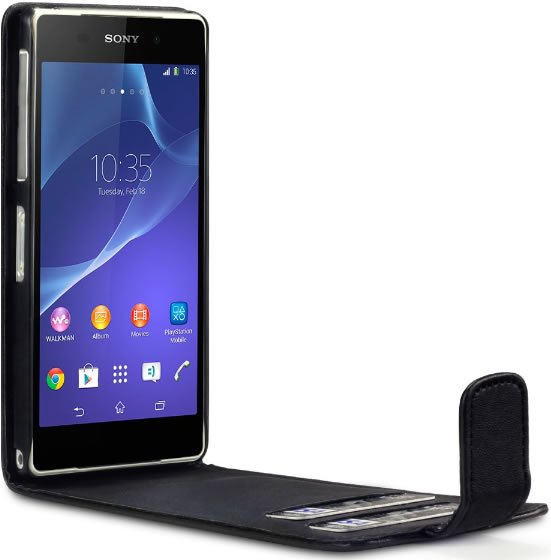 Sony Xperia Z2 Flip Case - Black
