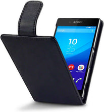 Load image into Gallery viewer, Sony Xperia Z3+ Flip Case - Black