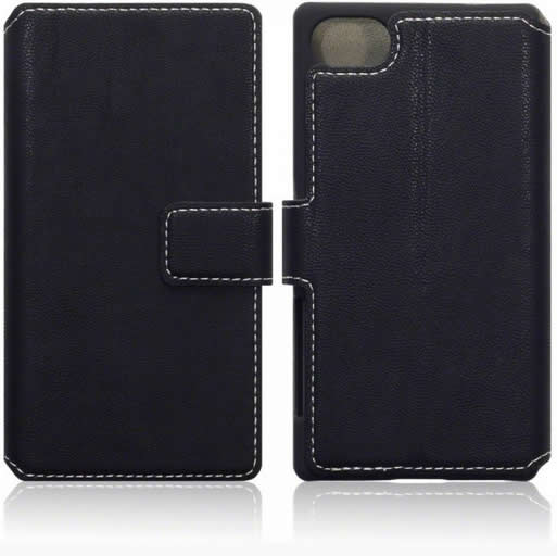 Sony Xperia Z5 Compact Low Profile Wallet Case - Black