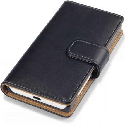Sony Xperia Z5 Compact Wallet Case - Black