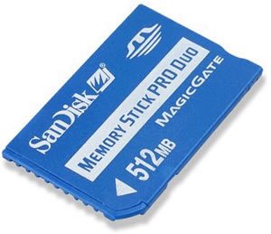 Sandisk Memory Stick PRO Duo 256MB Memory Card