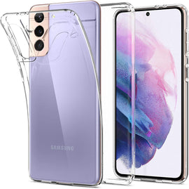 Spigen Liquid Crystal Cover for Samsung S21 - Crystal Clear Transparent