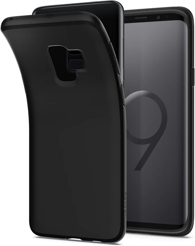 Spigen Liquid Crystal Cover for Samsung S9 - Black