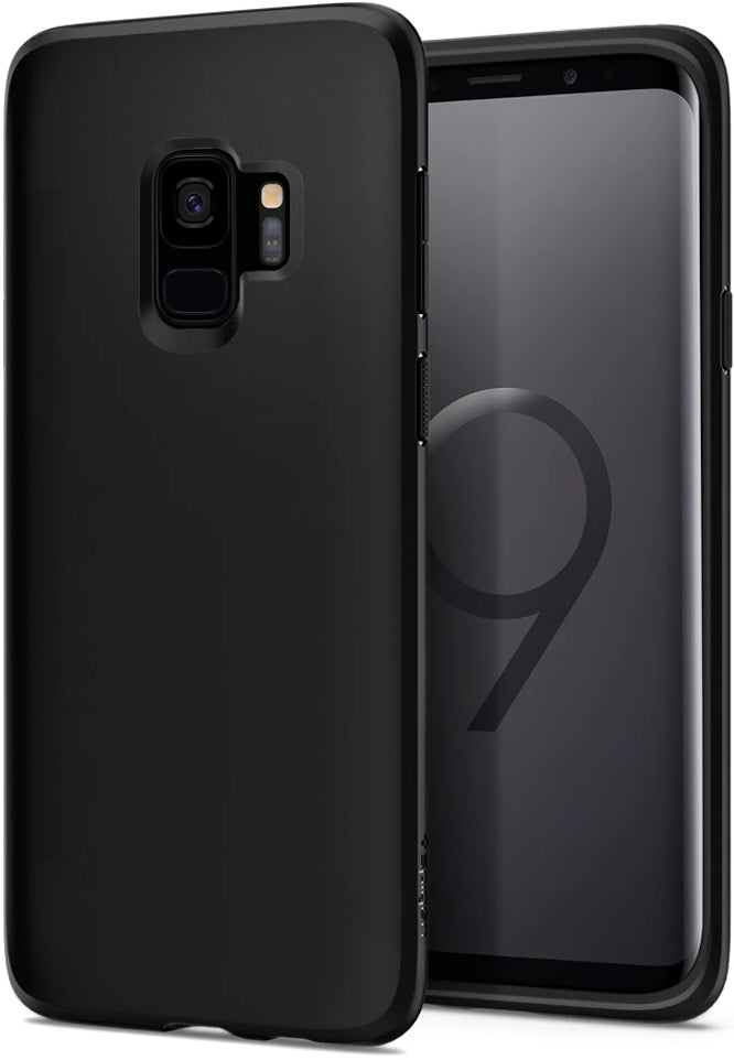 Spigen Liquid Crystal Cover for Samsung S9 - Black