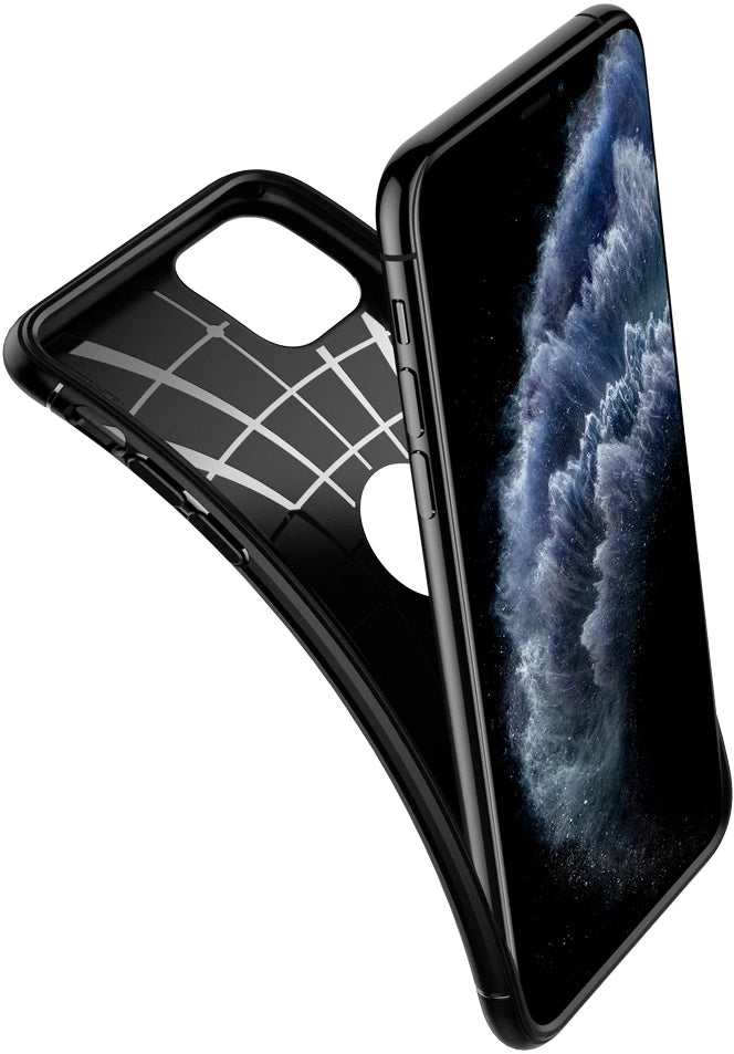 Spigen Rugged Armor Designed for iPhone 11 Case (2019) - Matte Black