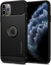 Load image into Gallery viewer, Spigen Rugged Armor Case for iPhone 11 Pro - Black