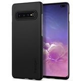Load image into Gallery viewer, Spigen Thin Fit Cover for Samsung Galaxy S10 Plus - Black