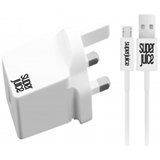 Superjuice 3-Pin Qualcomm 2.0 Quick Charger MicroUSB