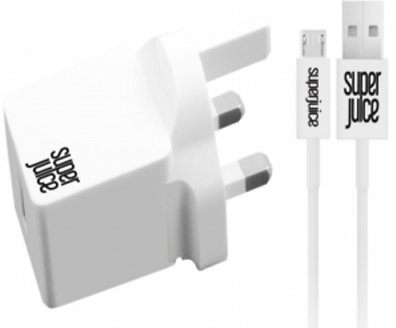 Superjuice 3-Pin Qualcomm 2.0 Quick Charger MicroUSB