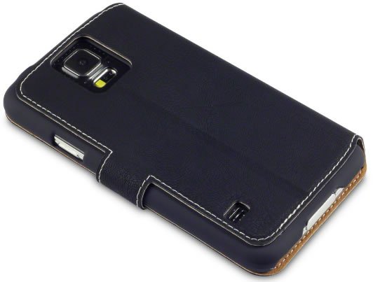 Samsung Galaxy S5 Wallet Case - Black