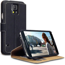 Load image into Gallery viewer, Samsung Galaxy S5 Wallet Case - Black