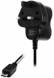 Universal 1 Amp Micro USB 3-Pin UK/Ireland Mains Charger