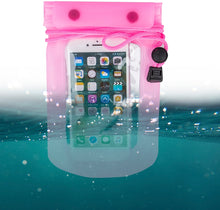 Load image into Gallery viewer, Universal Smartphone Waterproof Case 5.5 inch - Pink
