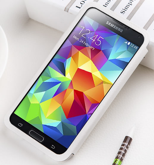 USAMS Touch Folio Case for Samsung Galaxy S5 G900 - White