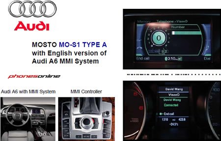Viseeo MOSTO Audi/Mercedes/Porsche Bluetooth Car Kit Upgrade