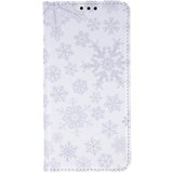Apple iPhone 7 Wallet Flip Case Snowflake / Winter - White / Grey