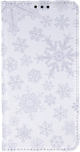 Load image into Gallery viewer, Apple iPhone 8 Wallet Flip Case Snowflake / Winter - White / Grey