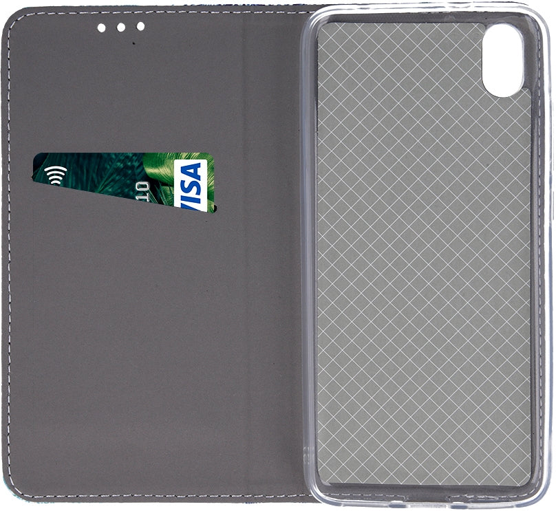 Apple iPhone 8 Wallet Flip Case Christmas / Winter Grey