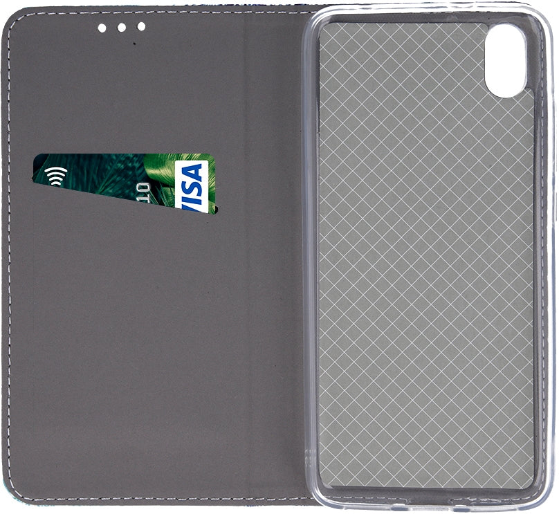 Apple iPhone 7 Wallet Flip Case Snowflake / Winter - White / Grey