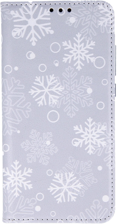 Apple iPhone SE 2 (2020) Wallet Flip Case Christmas / Winter Grey