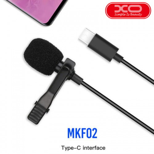 Wired Lavalier Microphone with USB-C Connection